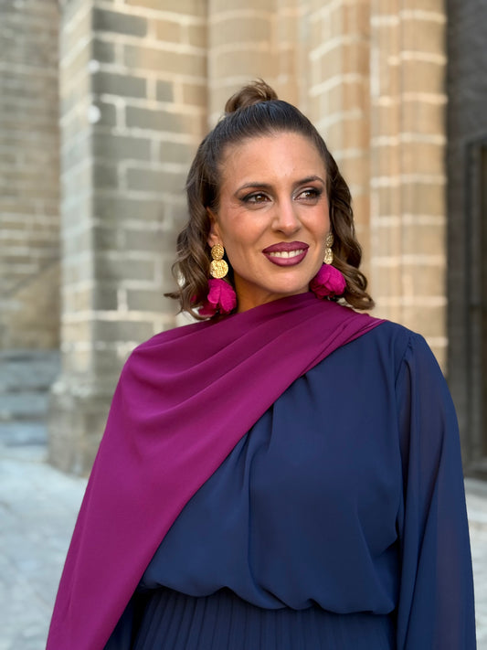 Capa de gasa Berenjena