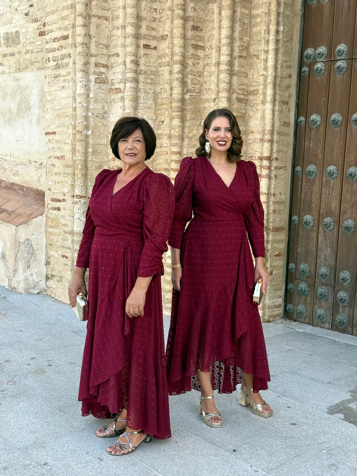 Vestido Paola Burdeos
