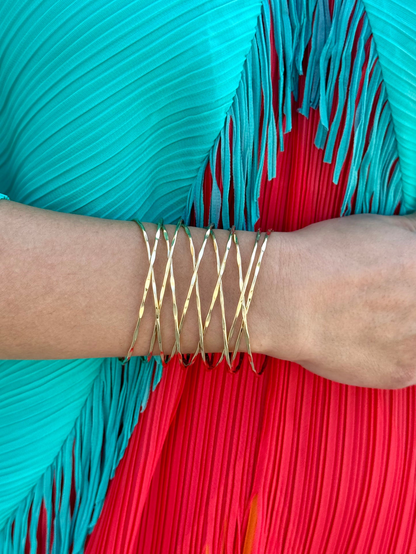 Pulsera Palma Dorado