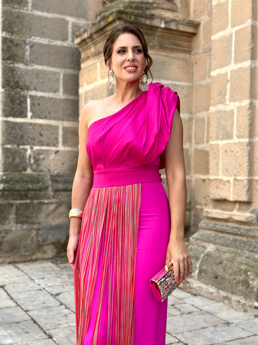 Vestido Ritmo Fucsia