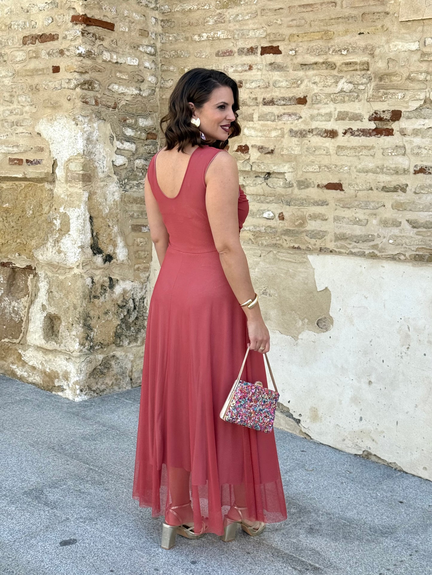 Vestido Dulcinea Coral