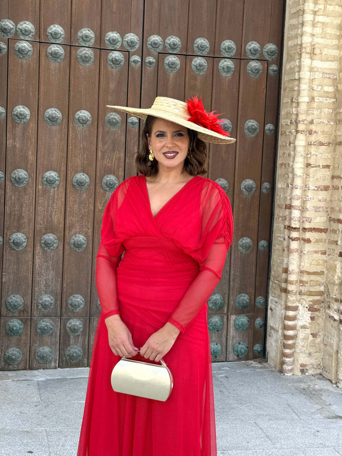 Vestido Graciela Rojo