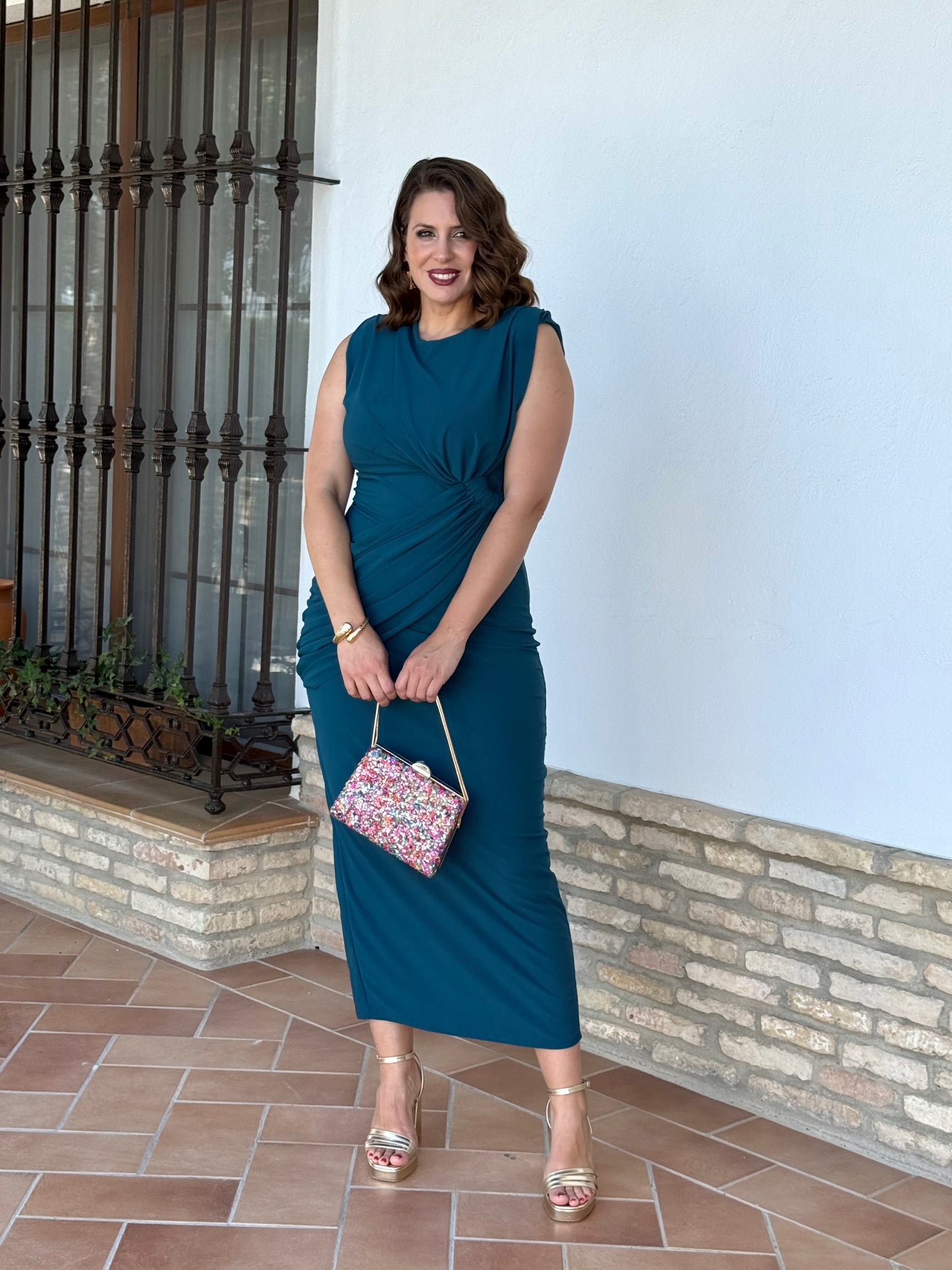 Vestido Melisa Petróleo