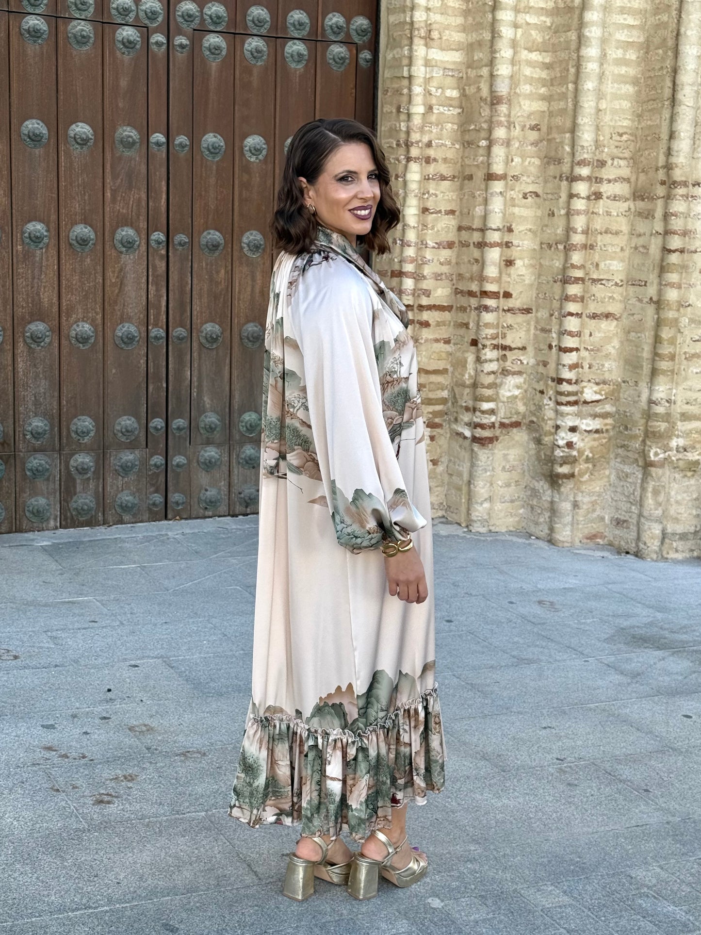 Vestido Karol Beige