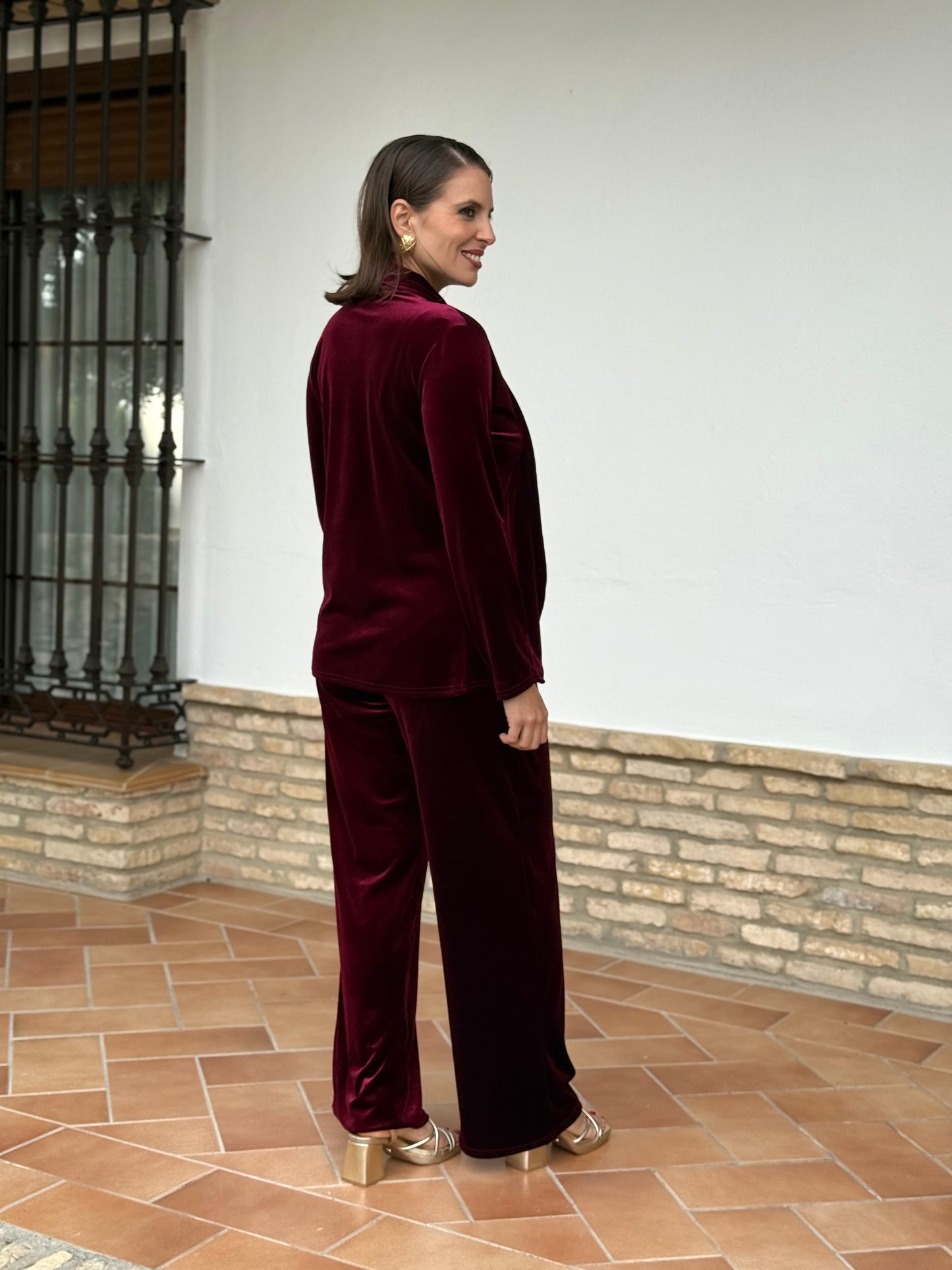 Conjunto Navy Burdeos