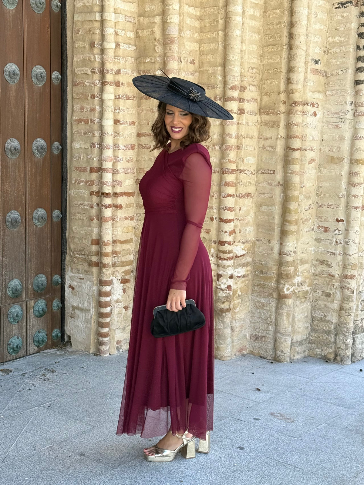 Vestido Dulcinea Burdeos