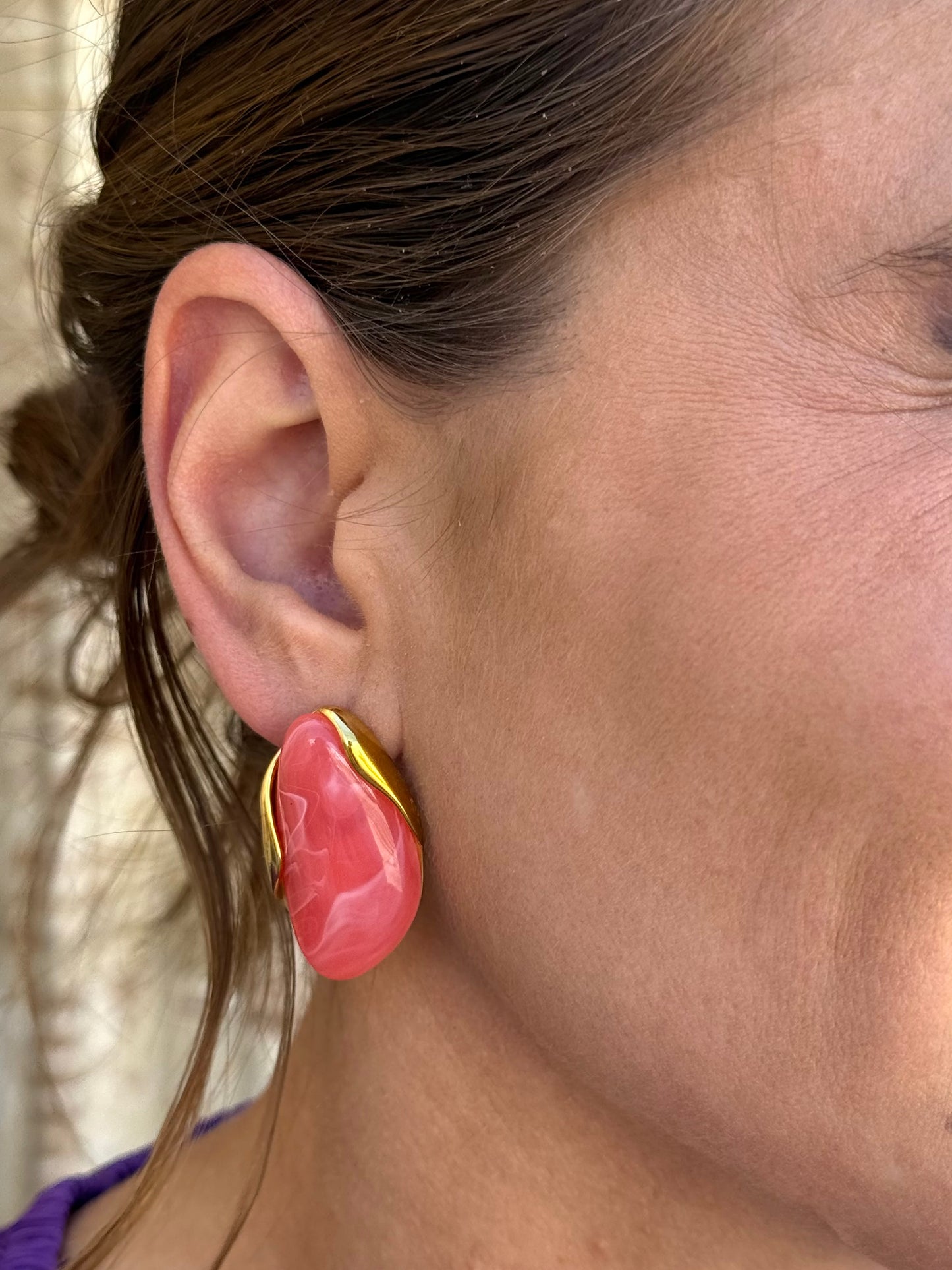 Pendientes Irene Coral