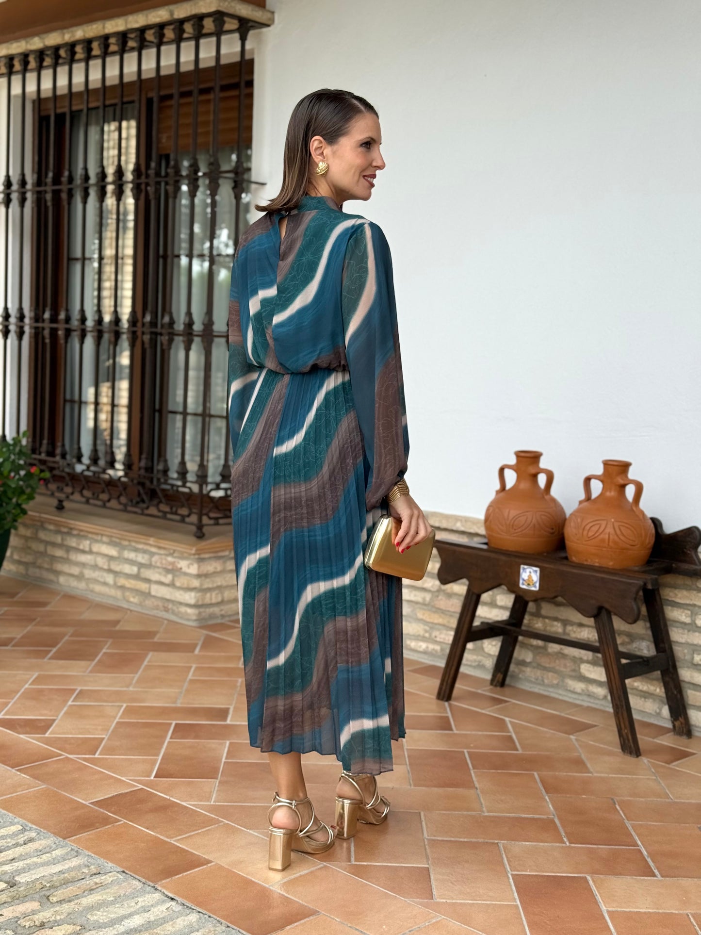 Vestido Horizonte Petróleo