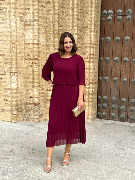 Vestido Altea Burdeos