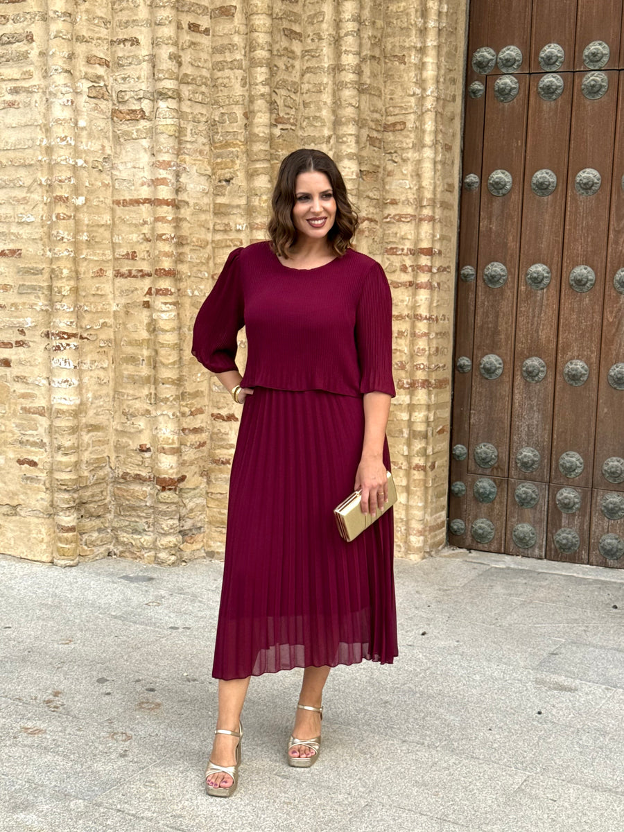 Vestido Altea Burdeos