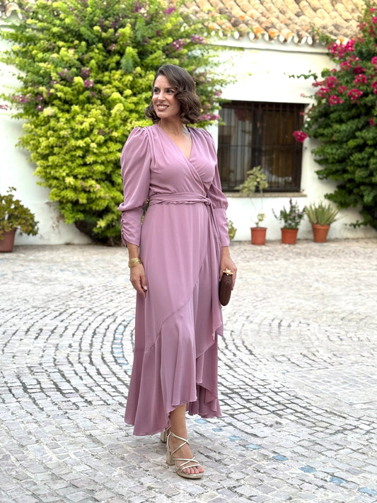Vestido Isabela Rosa