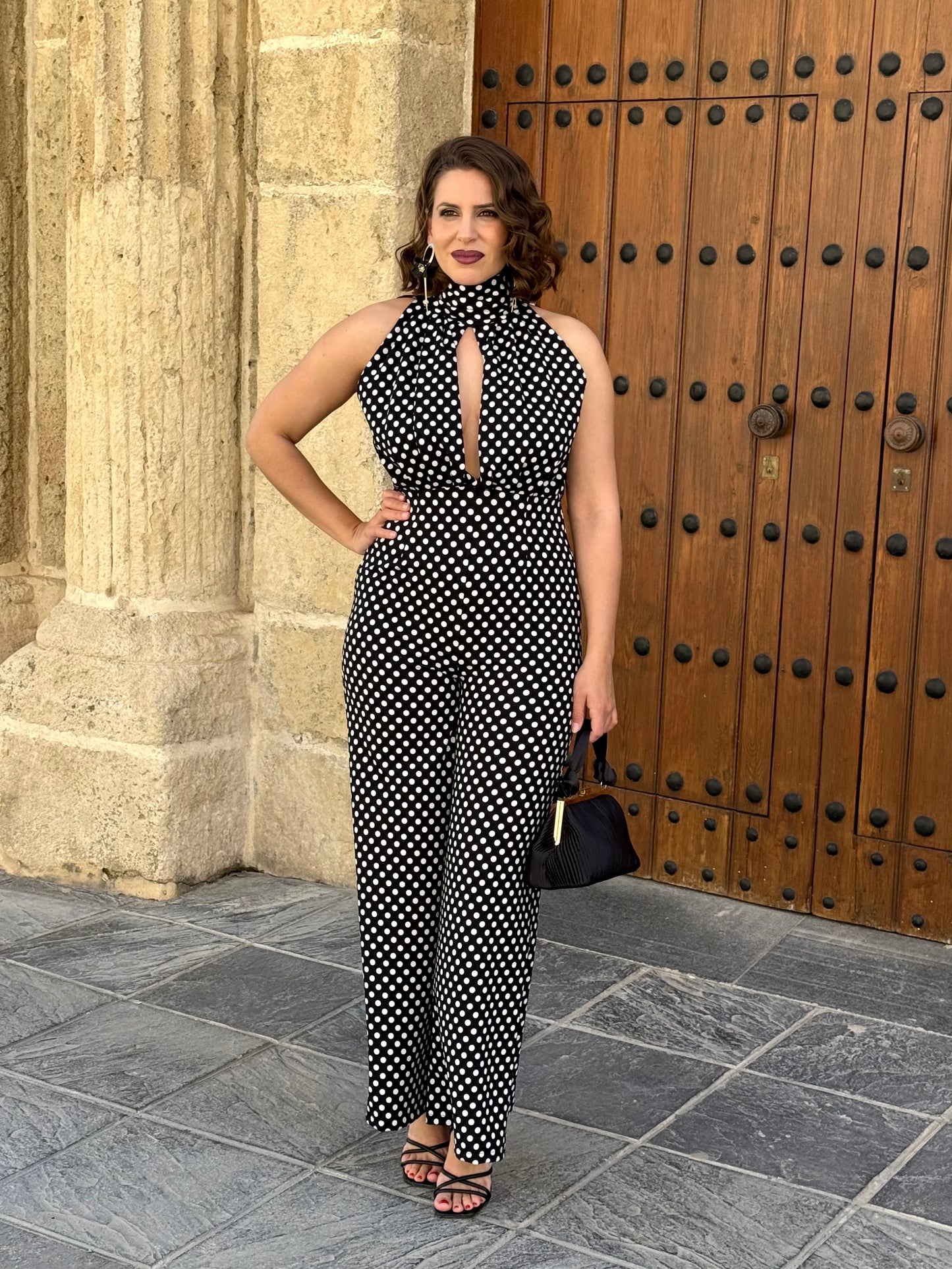 Mono Carmen lunares Negro