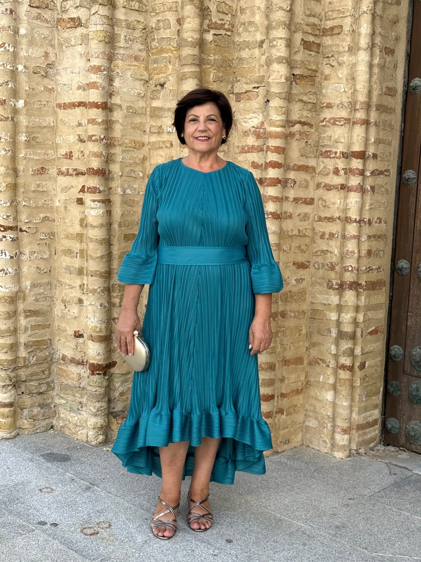 Vestido Nerja Petróleo