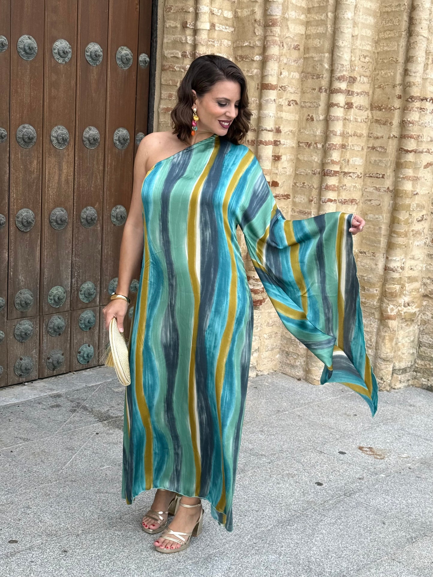 Vestido Casandra Agua Marina