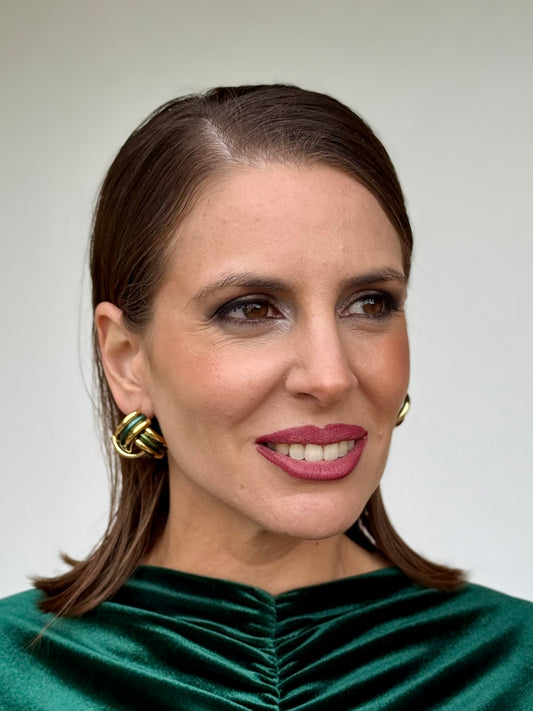 Pendientes Lisboa Verde/Dorado