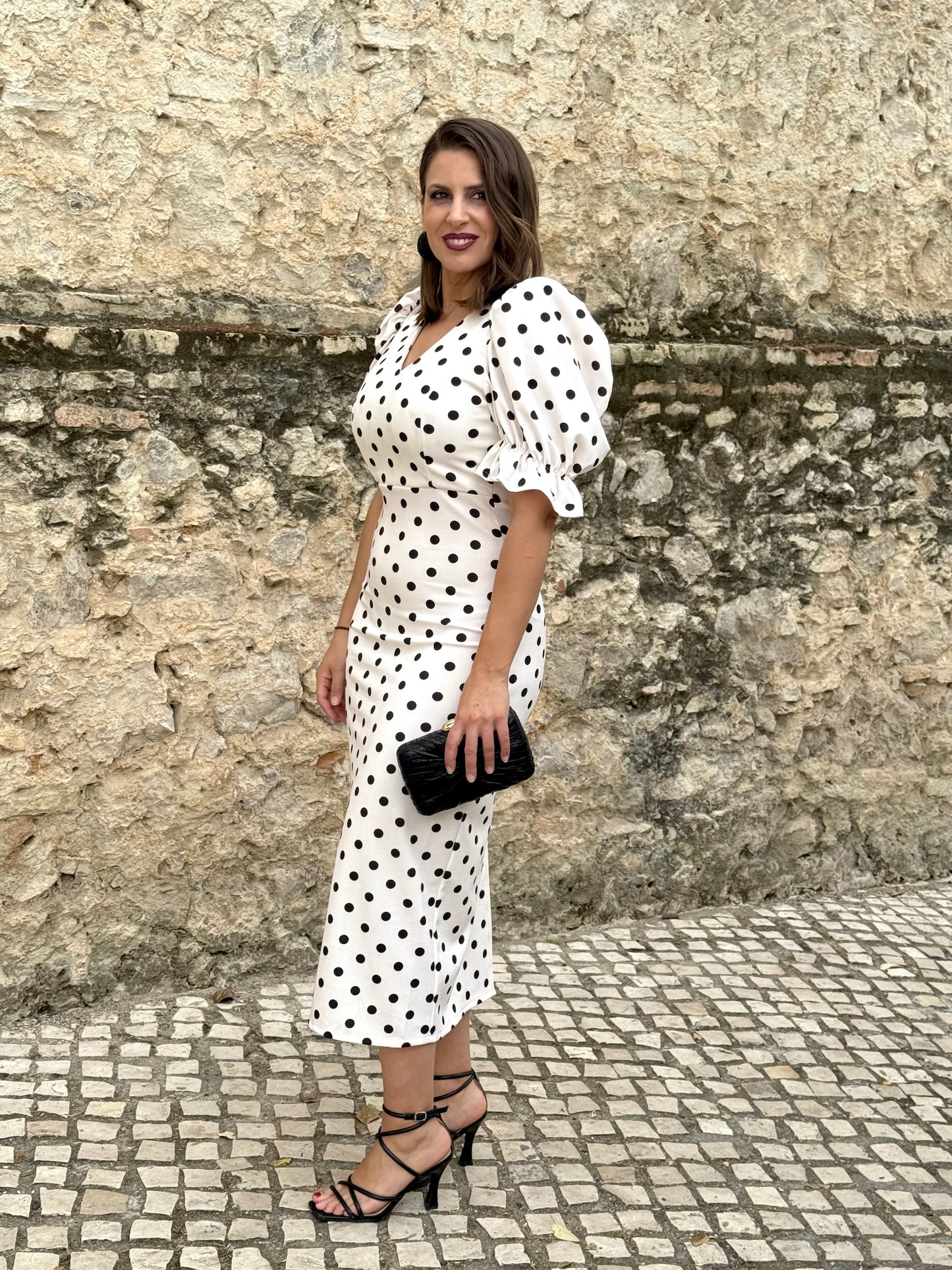Vestido Mónaco Lunar Blanco