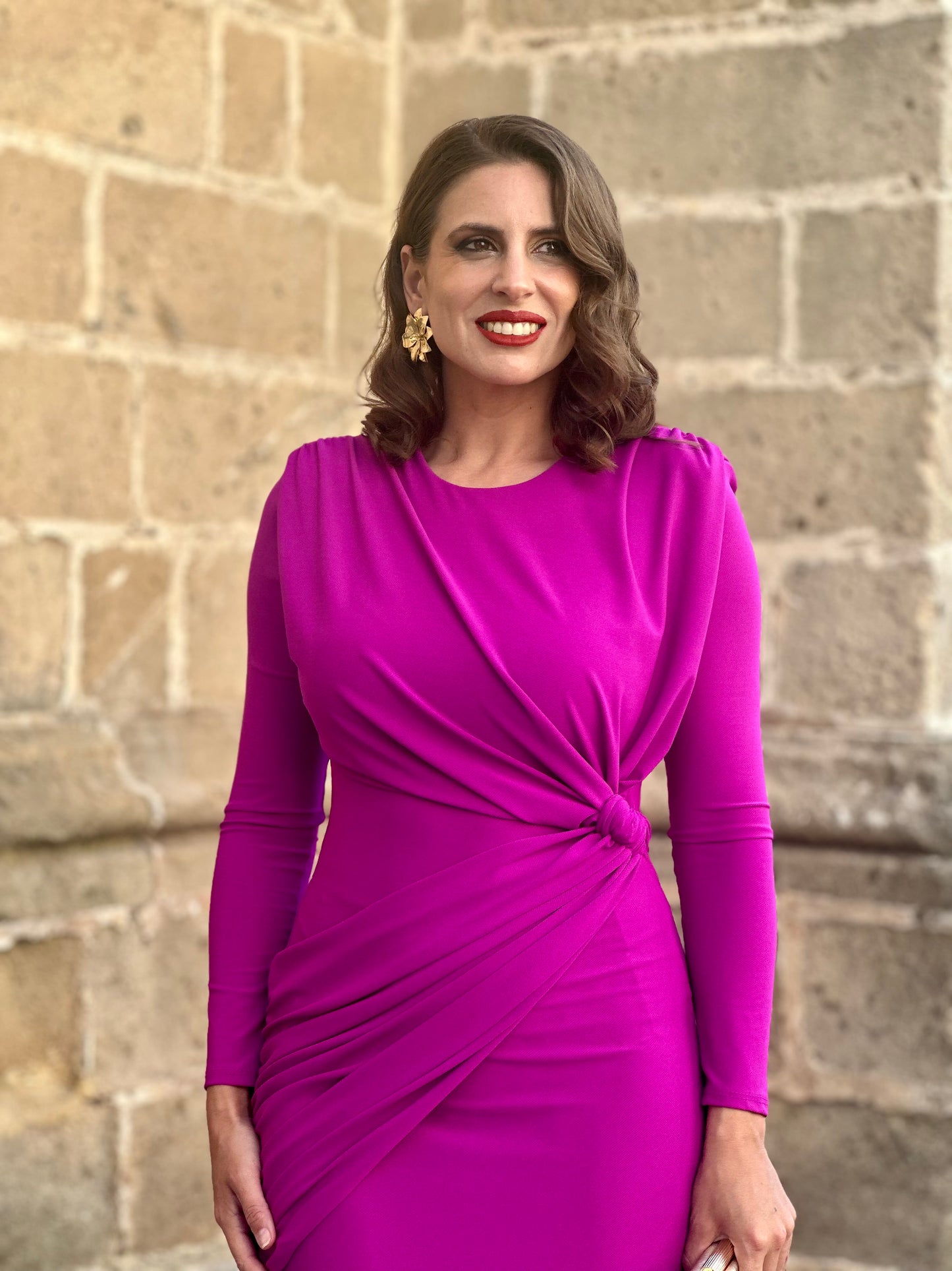 Vestido Cayetana Buganvilla