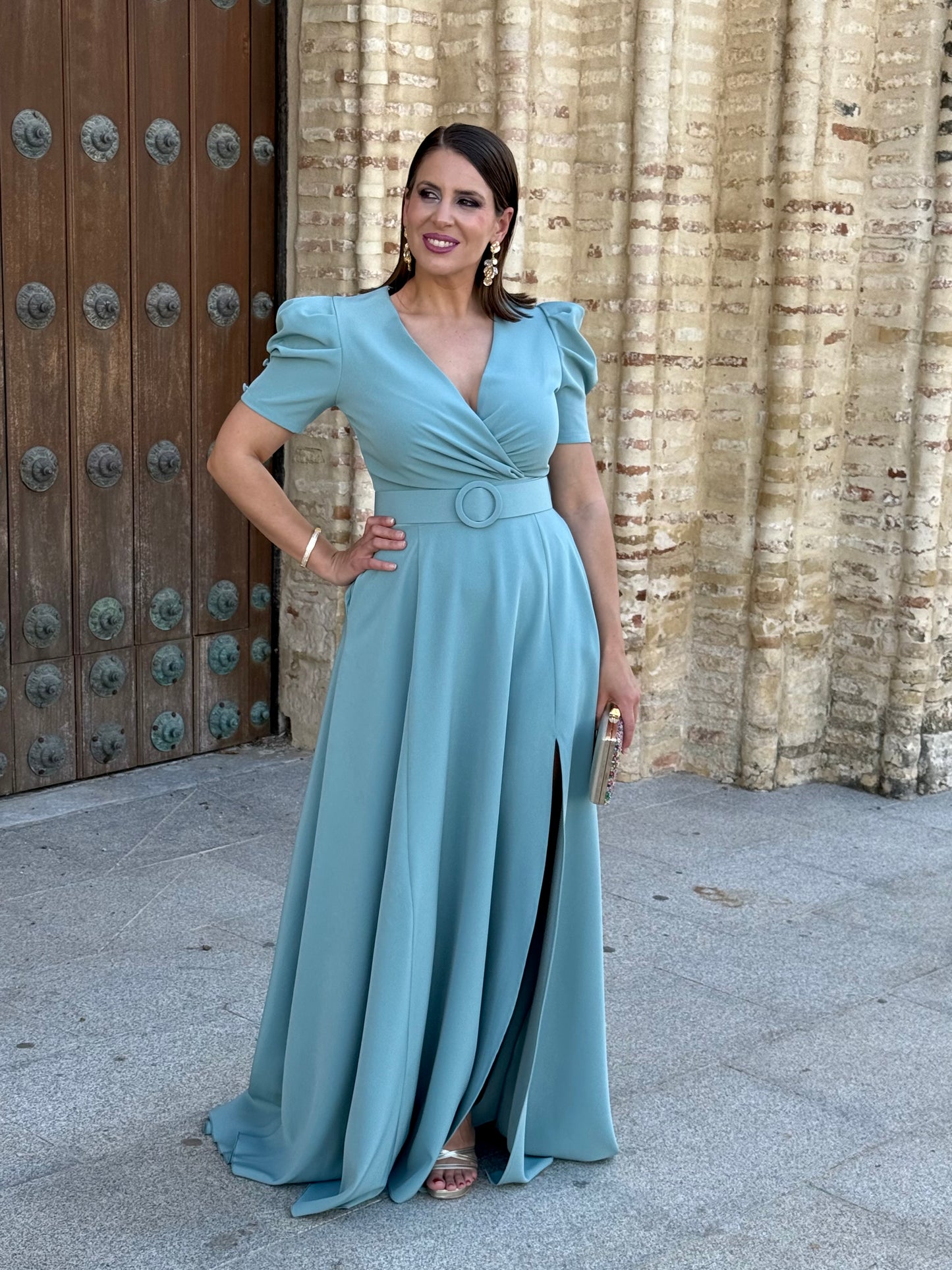 Vestido Coralina M/C Hielo