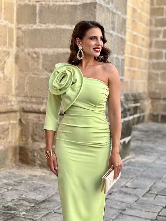 Vestido Nerja Pistacho
