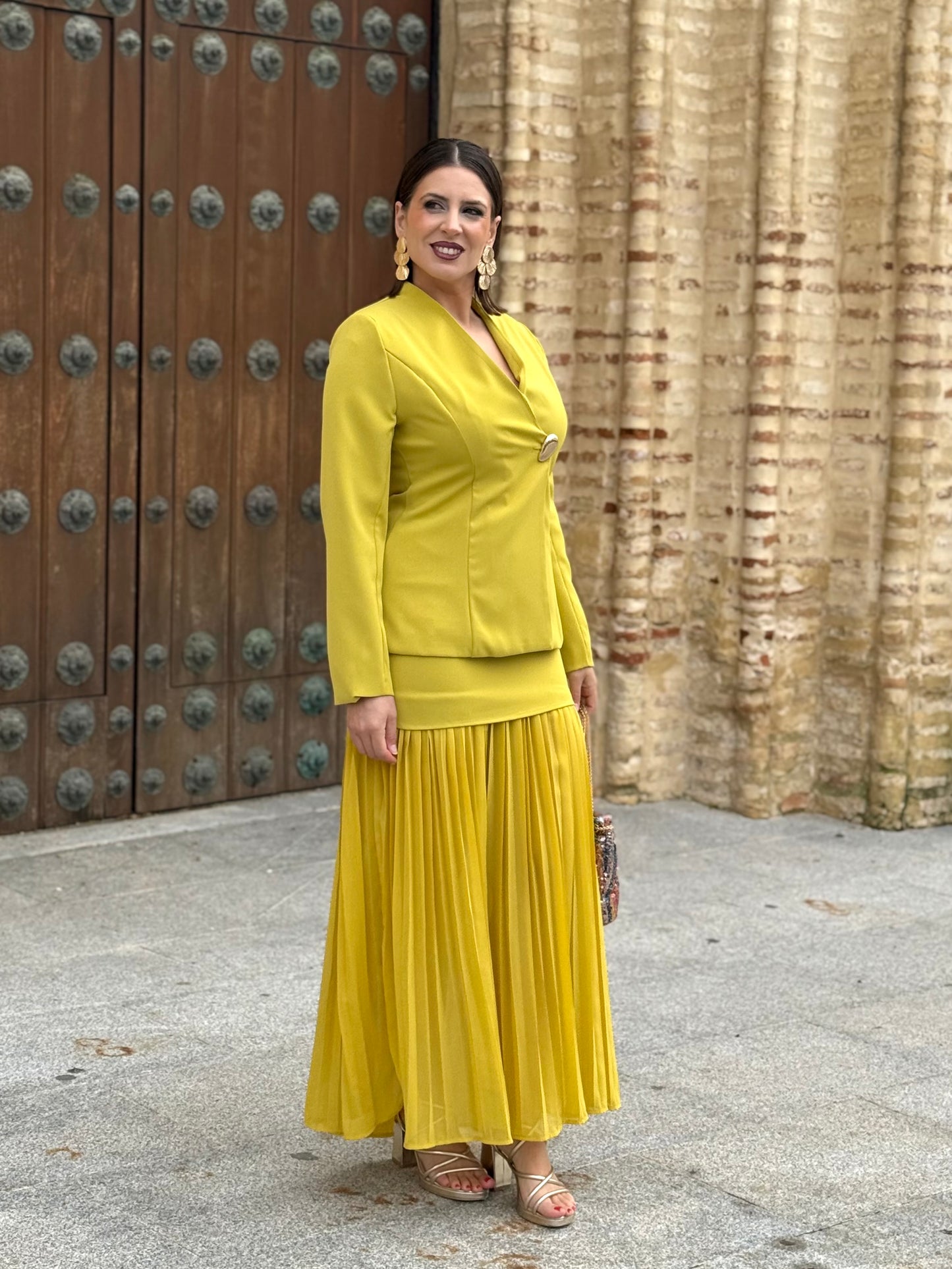 Conjunto Lunaria Amarillo