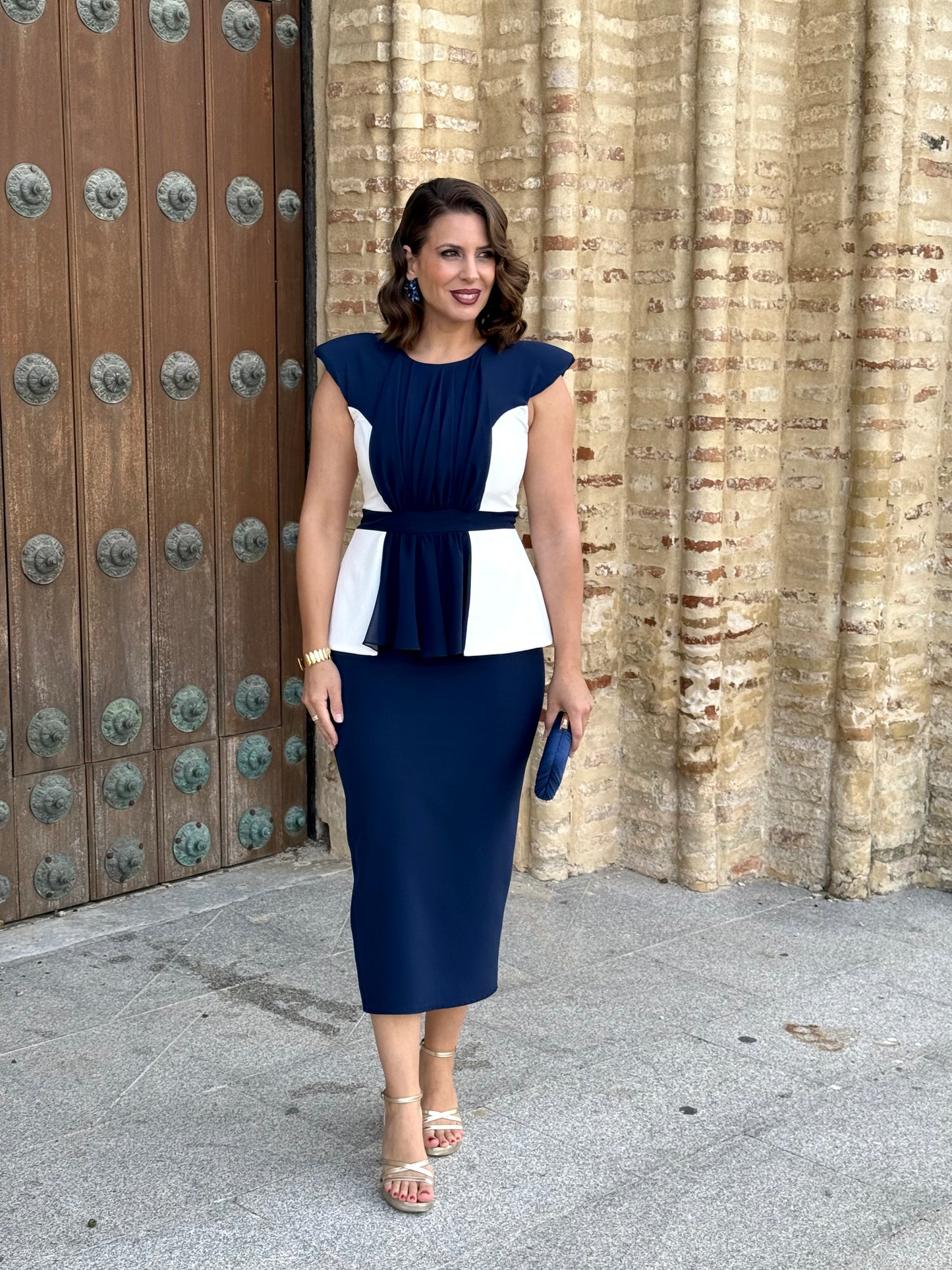 Vestido Venecia Marino