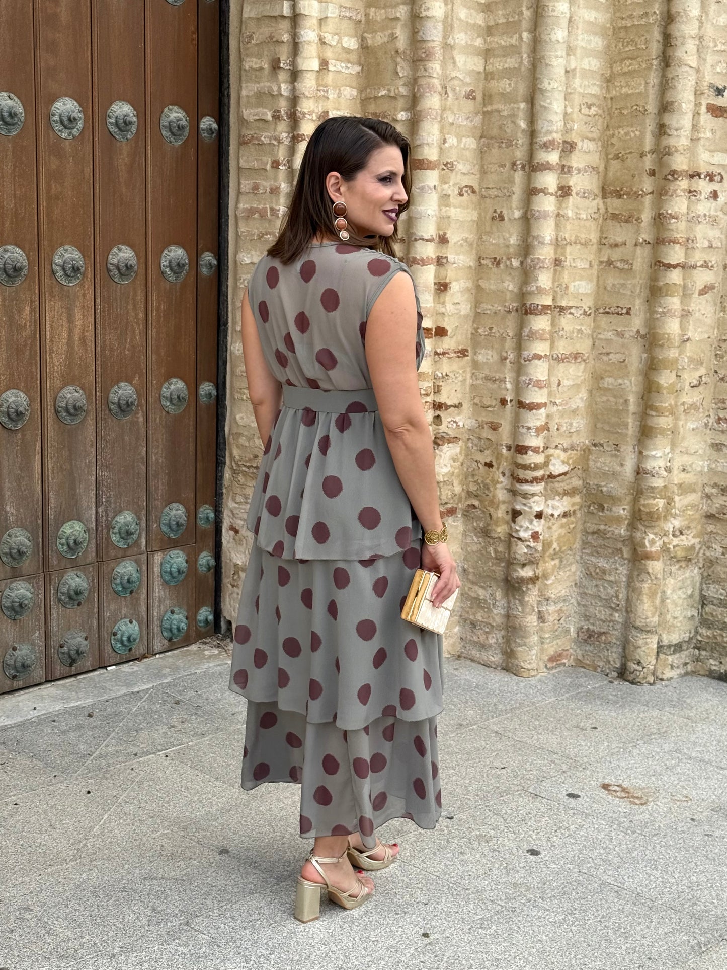 Vestido Candela Verde Kaki