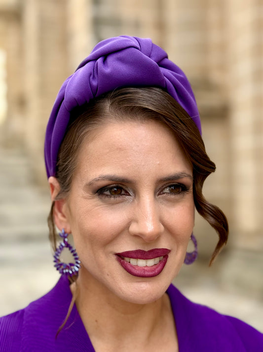 Diadema Nogal Morada