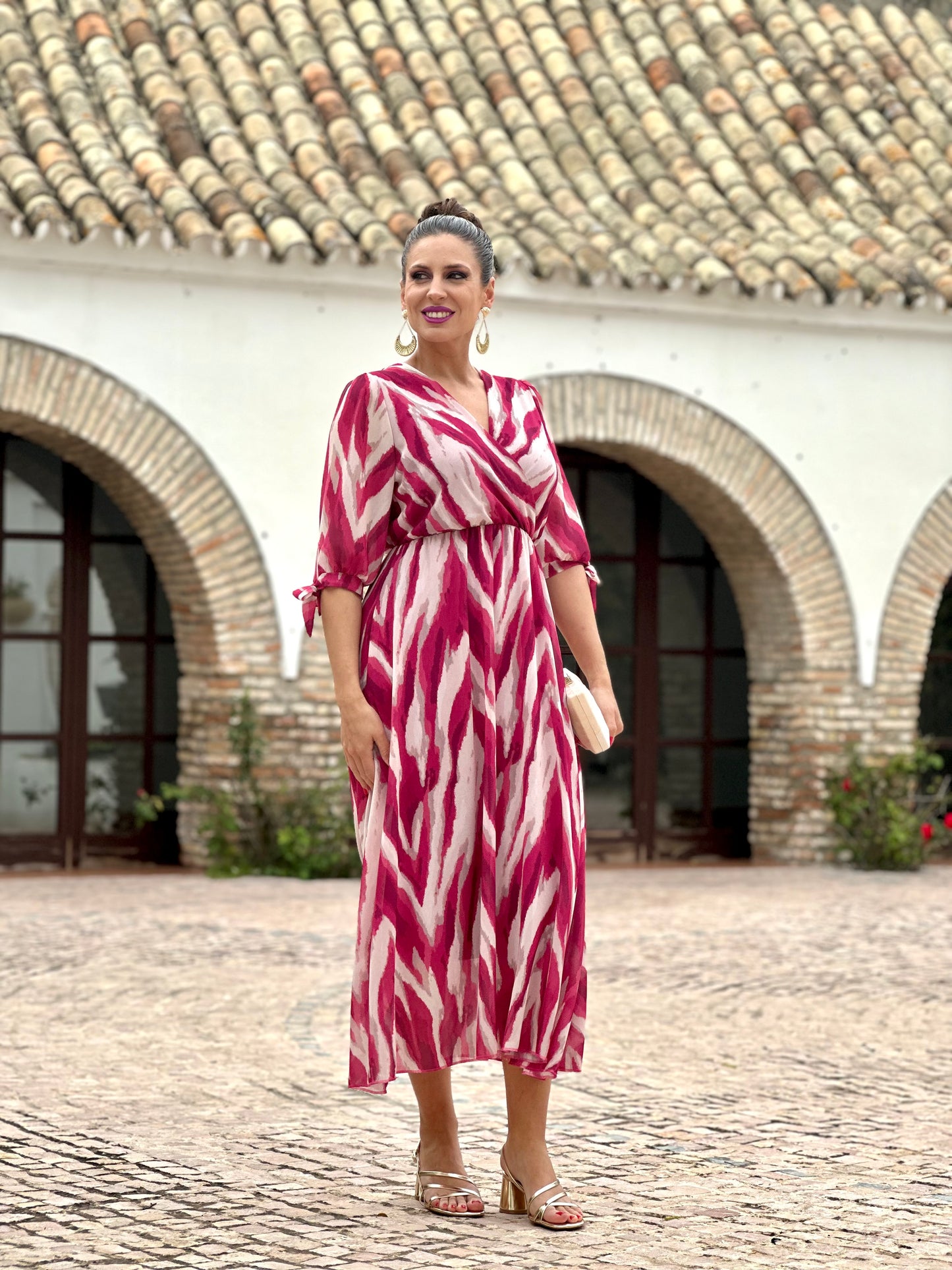 Vestido Idalia Fucsia