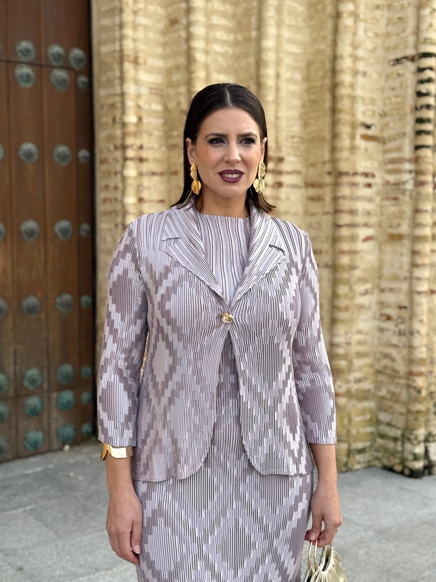 Conjunto Verena Malva Empolvado