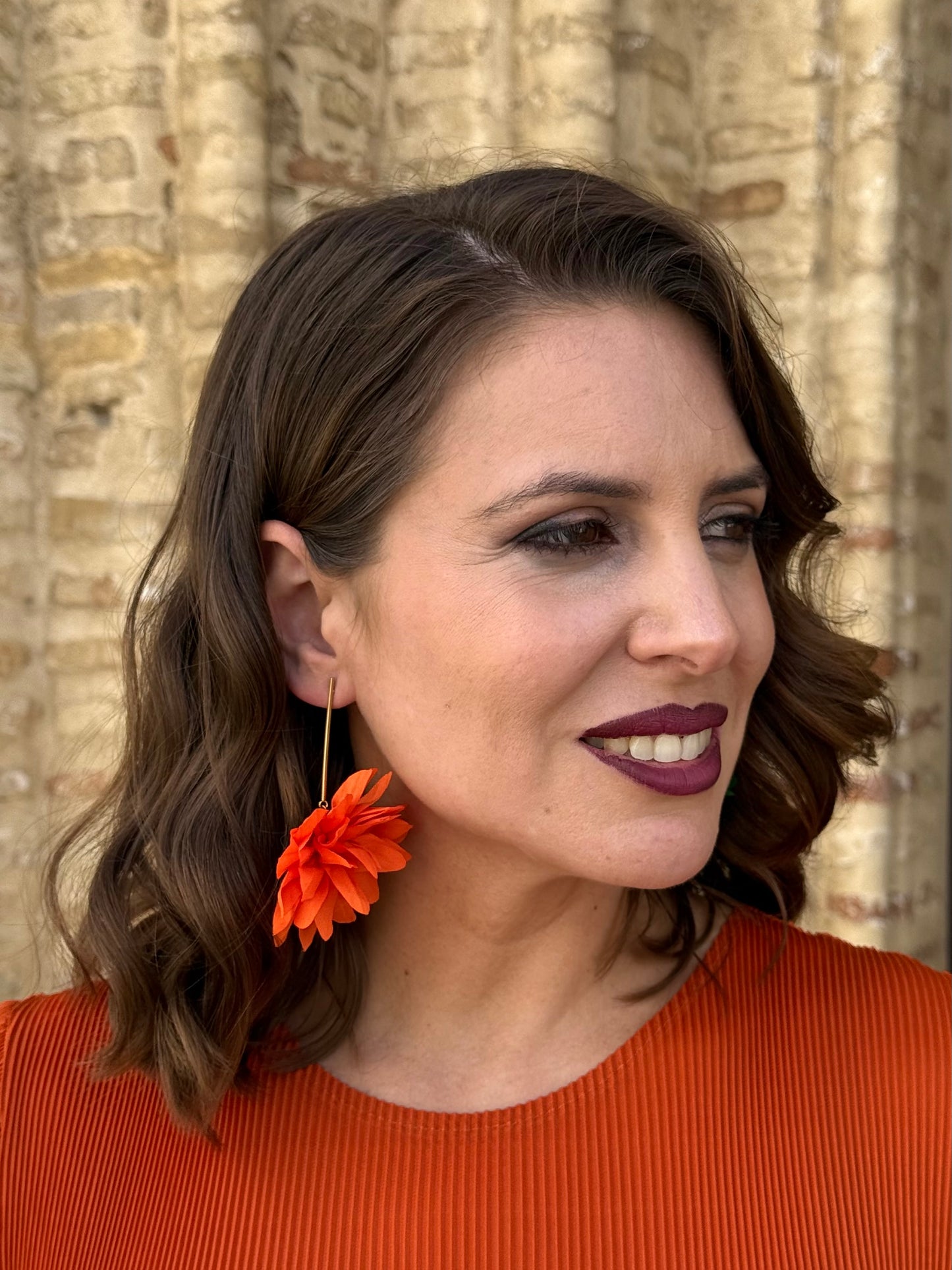 Pendientes Pomelo Naranja