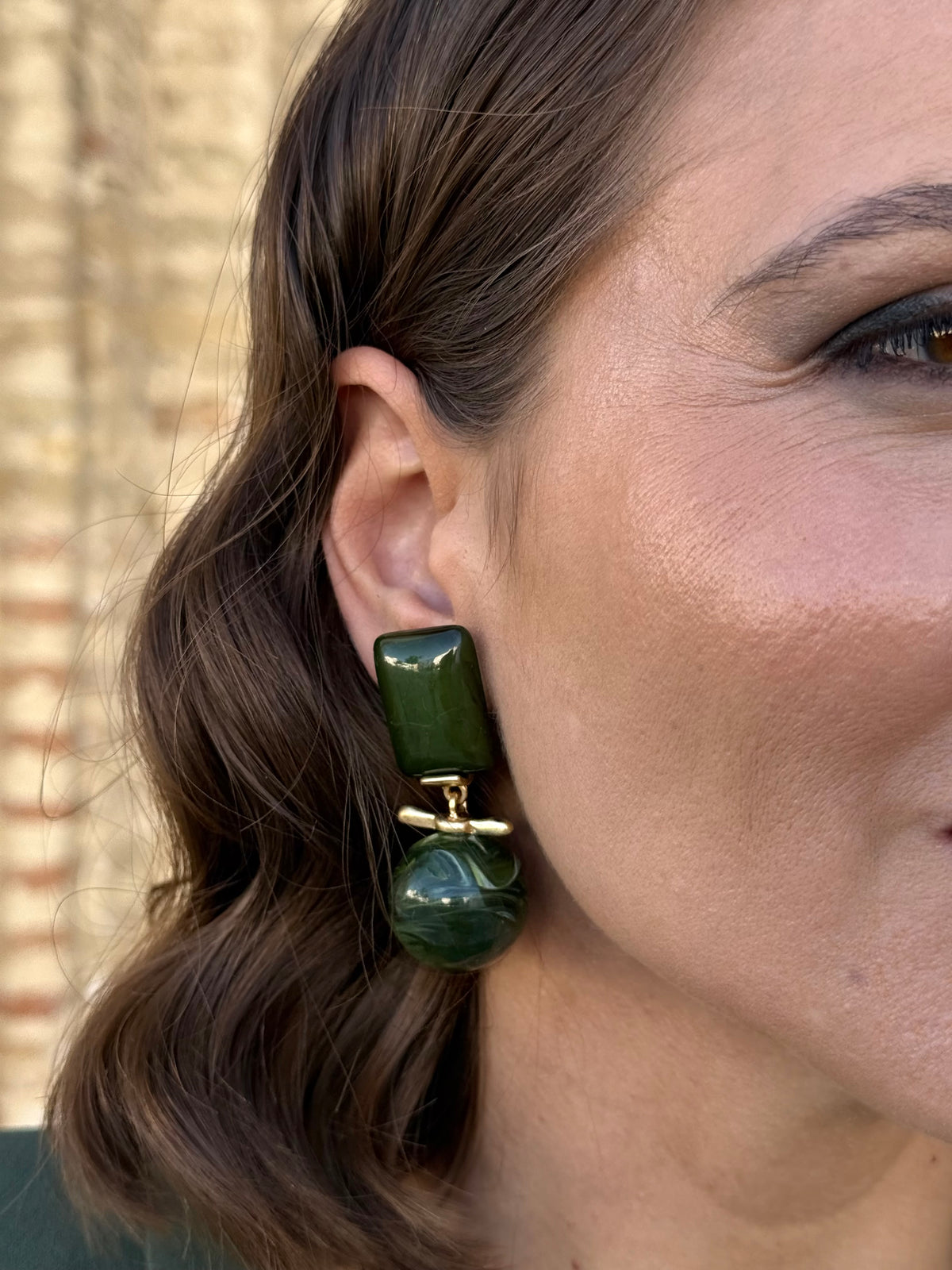 Pendientes Marina  Verde