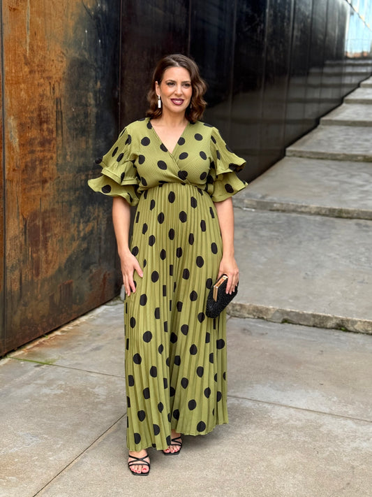 Vestido Dalia Lunar Verde