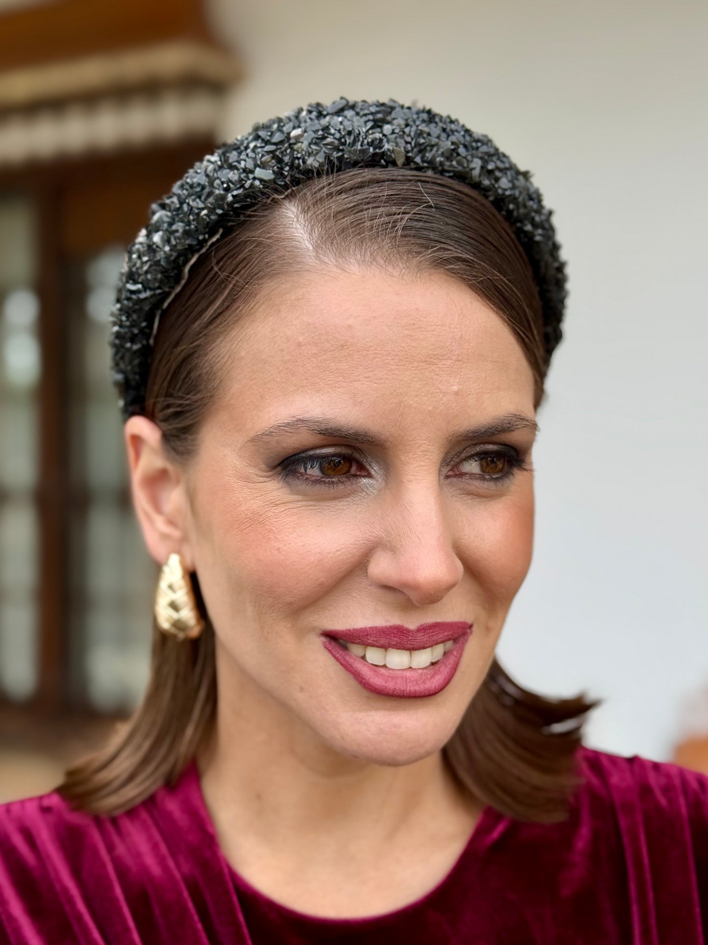 Diadema Piedras Negra