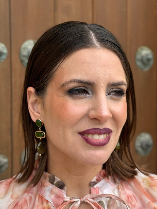 Pendientes Sima Verde