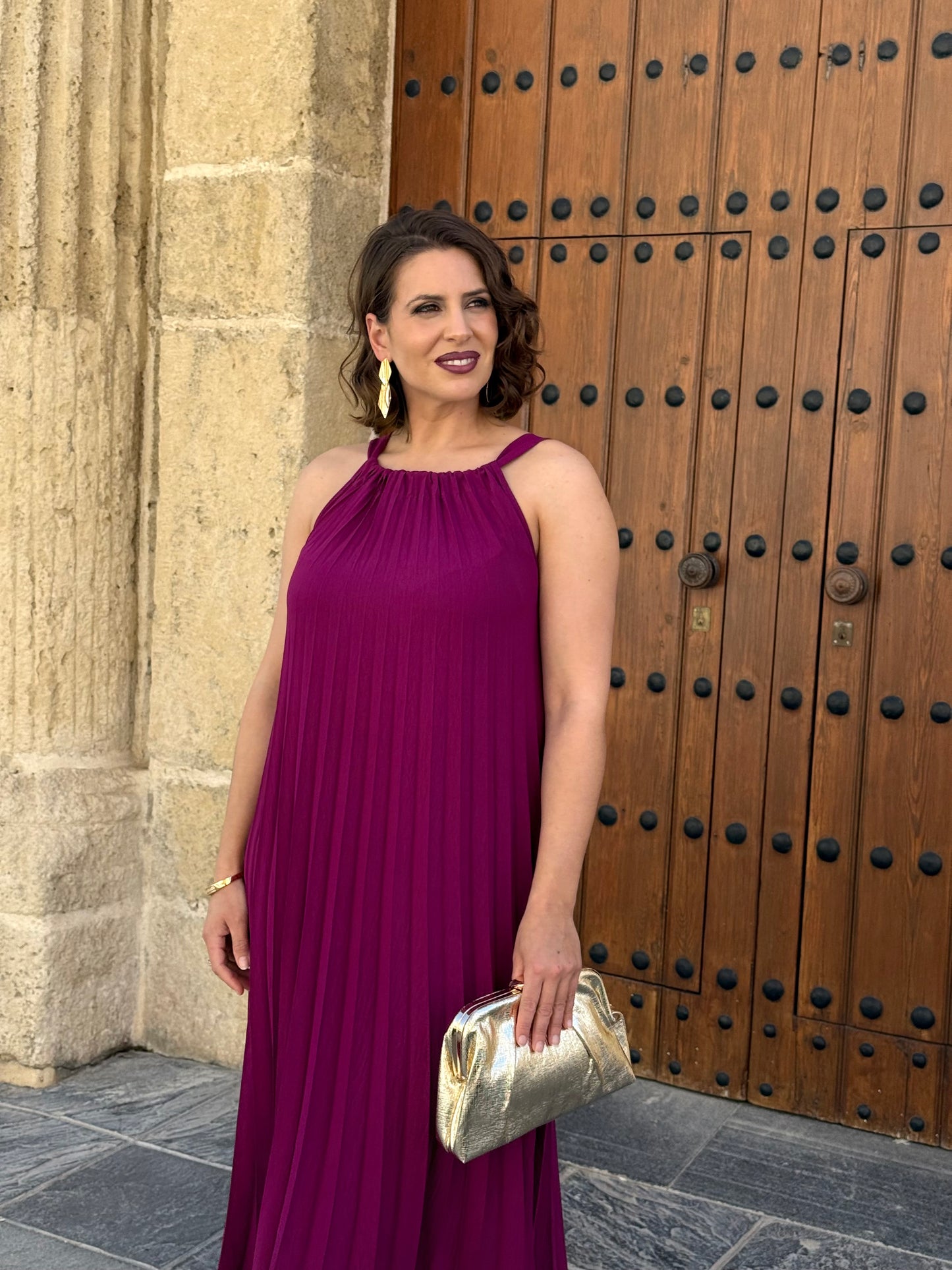 Vestido Cleo Buganvilla