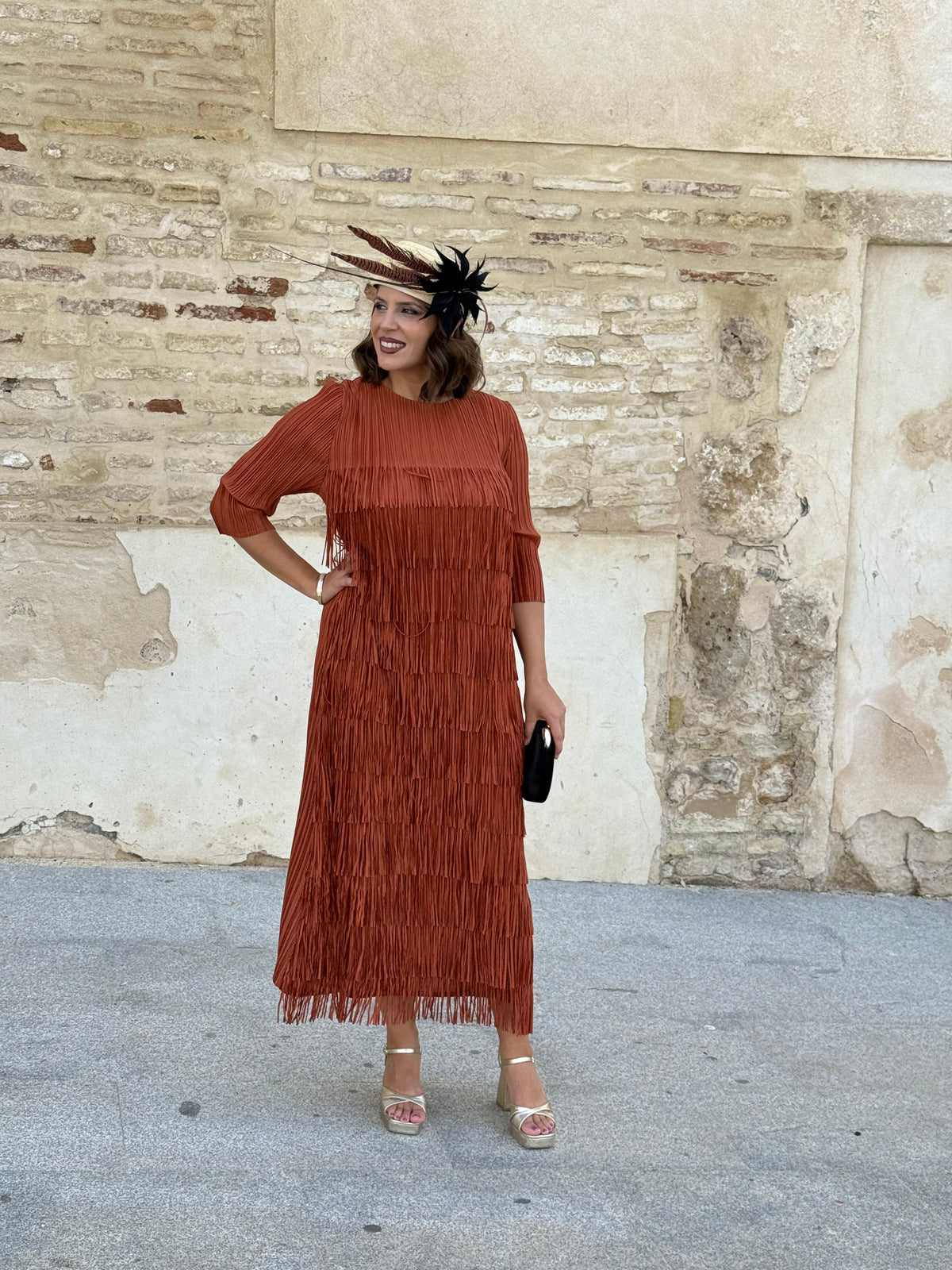 Vestido Almira Teja