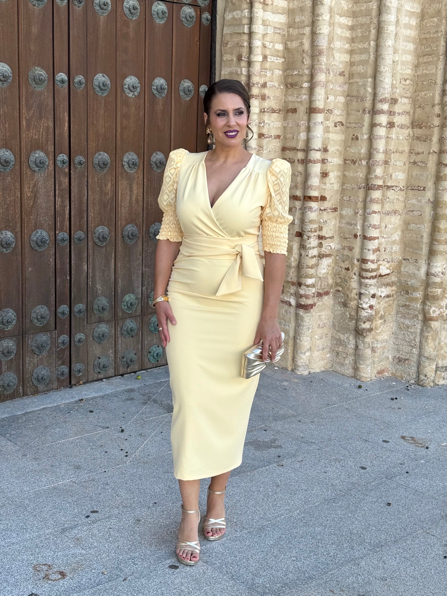 Vestido Calista Vainilla