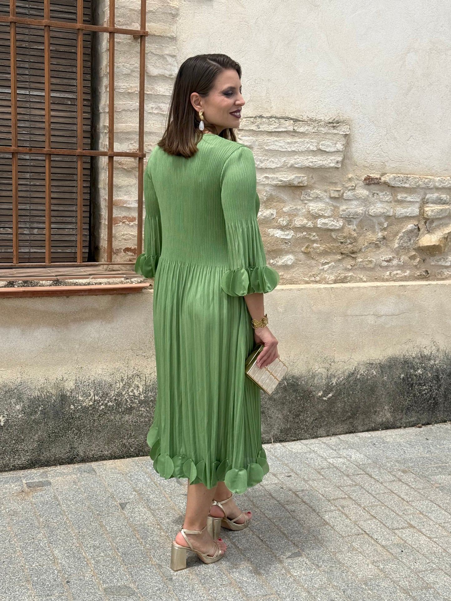 Vestido Anastasia Verde Manzana