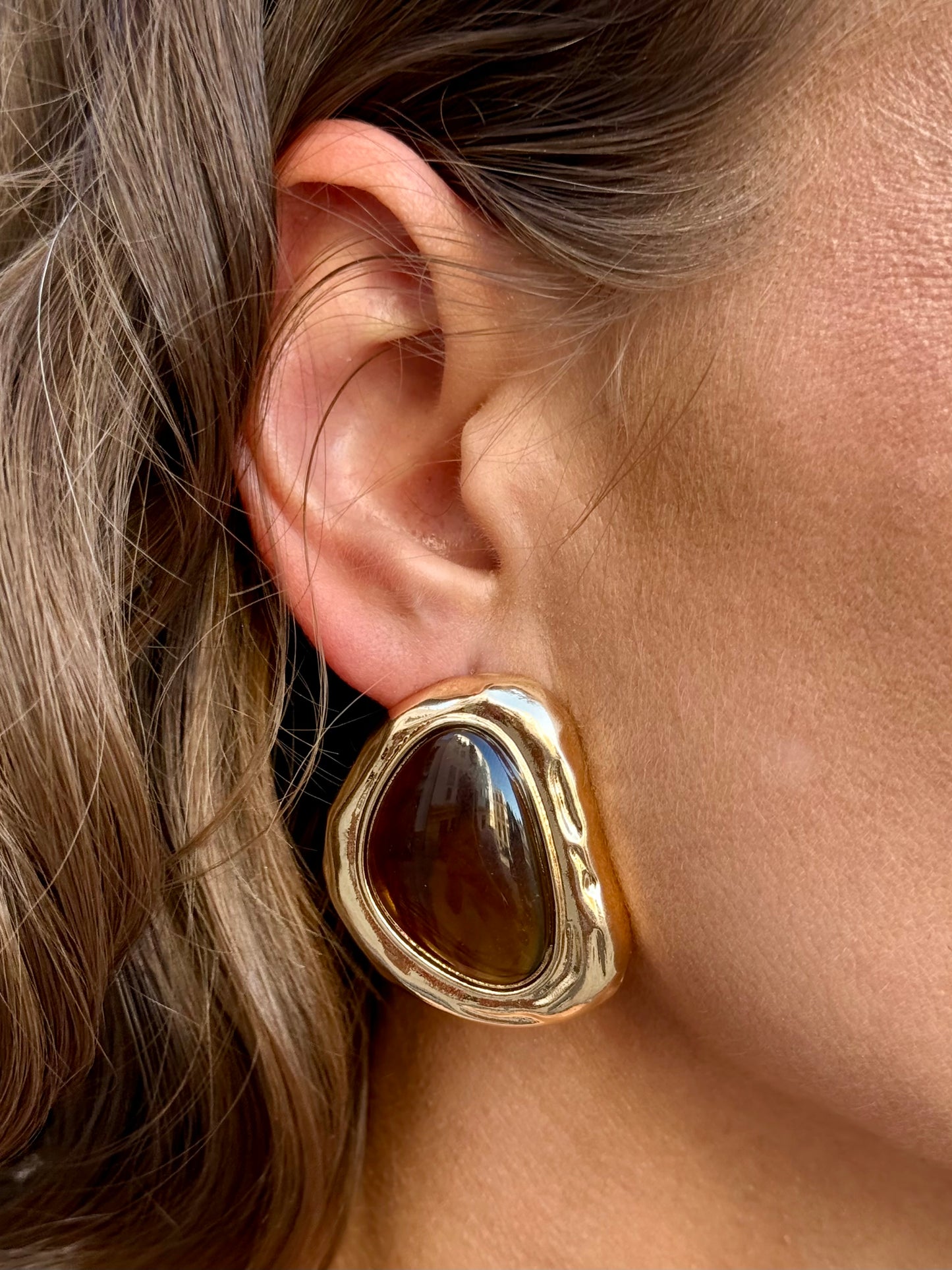 Pendientes Roma Marrón