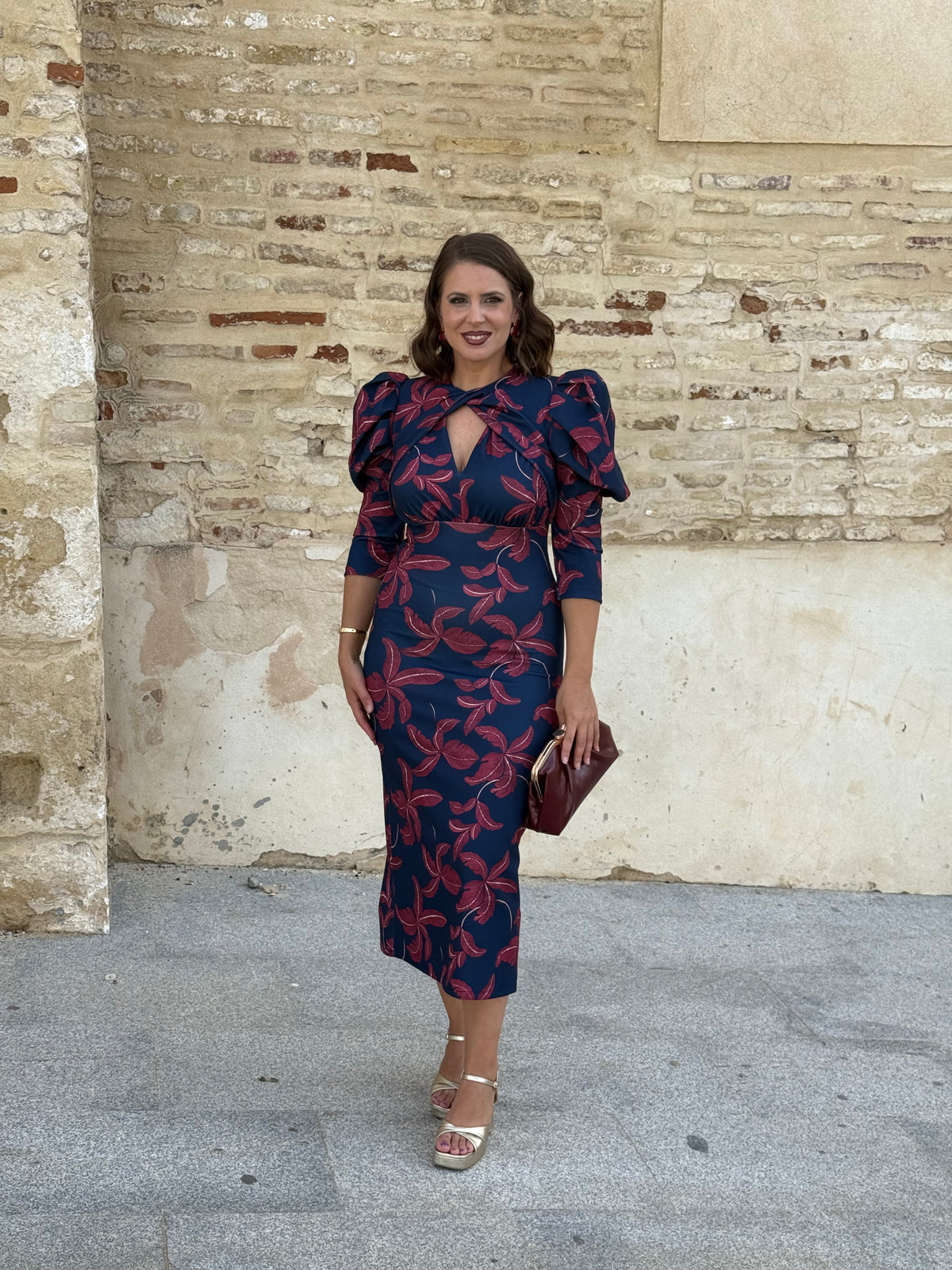 Vestido Leo Azul Marino