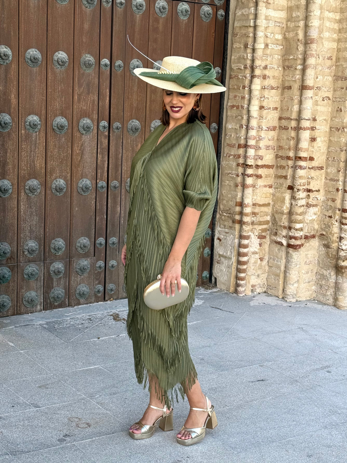 Vestido Adela Verde Olivo