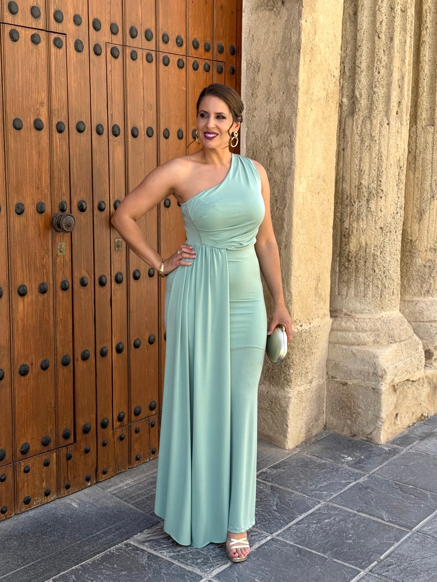 Vestido Salma Agua Marina