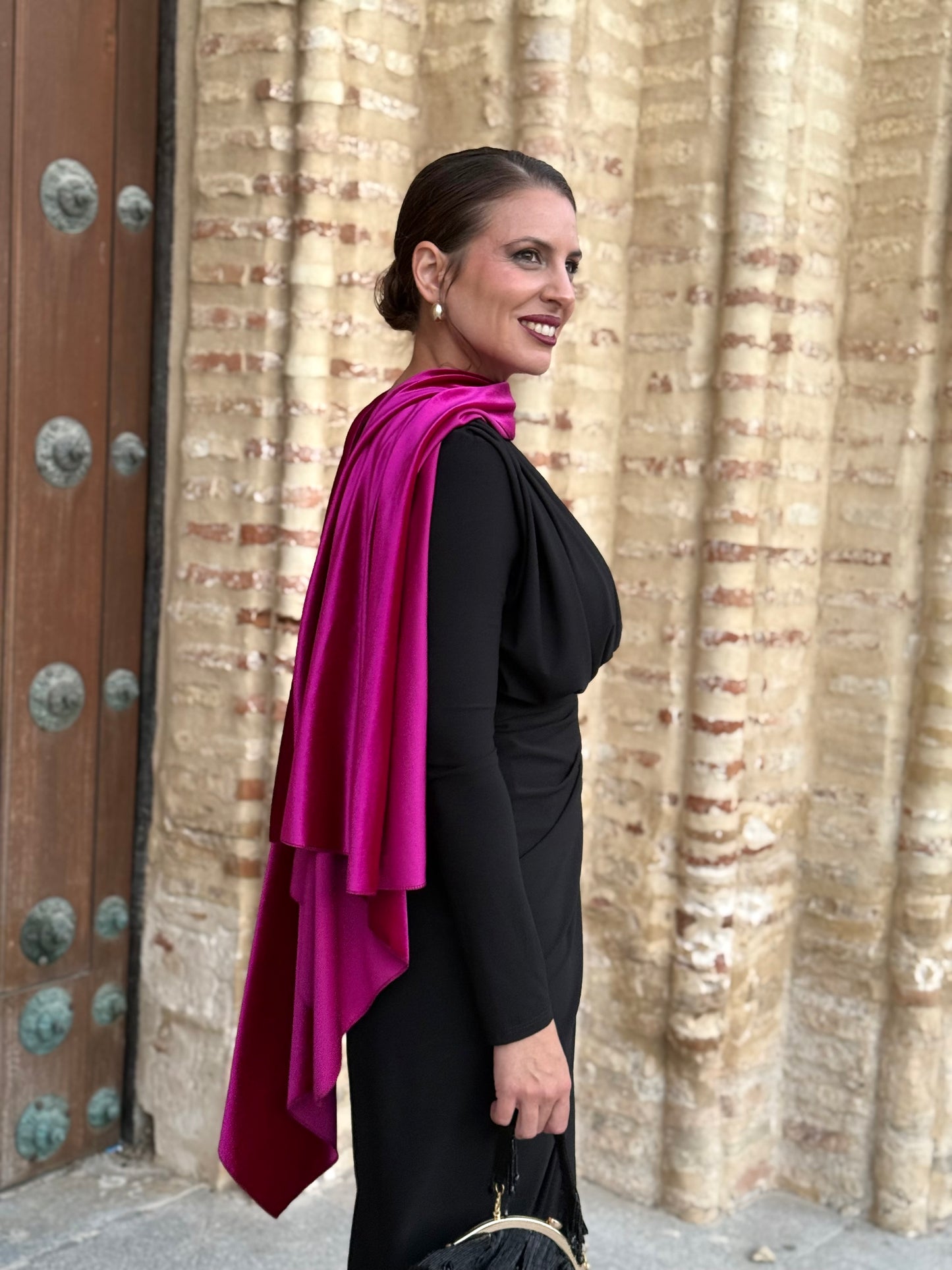 Capa de Terciopelo Buganvilla