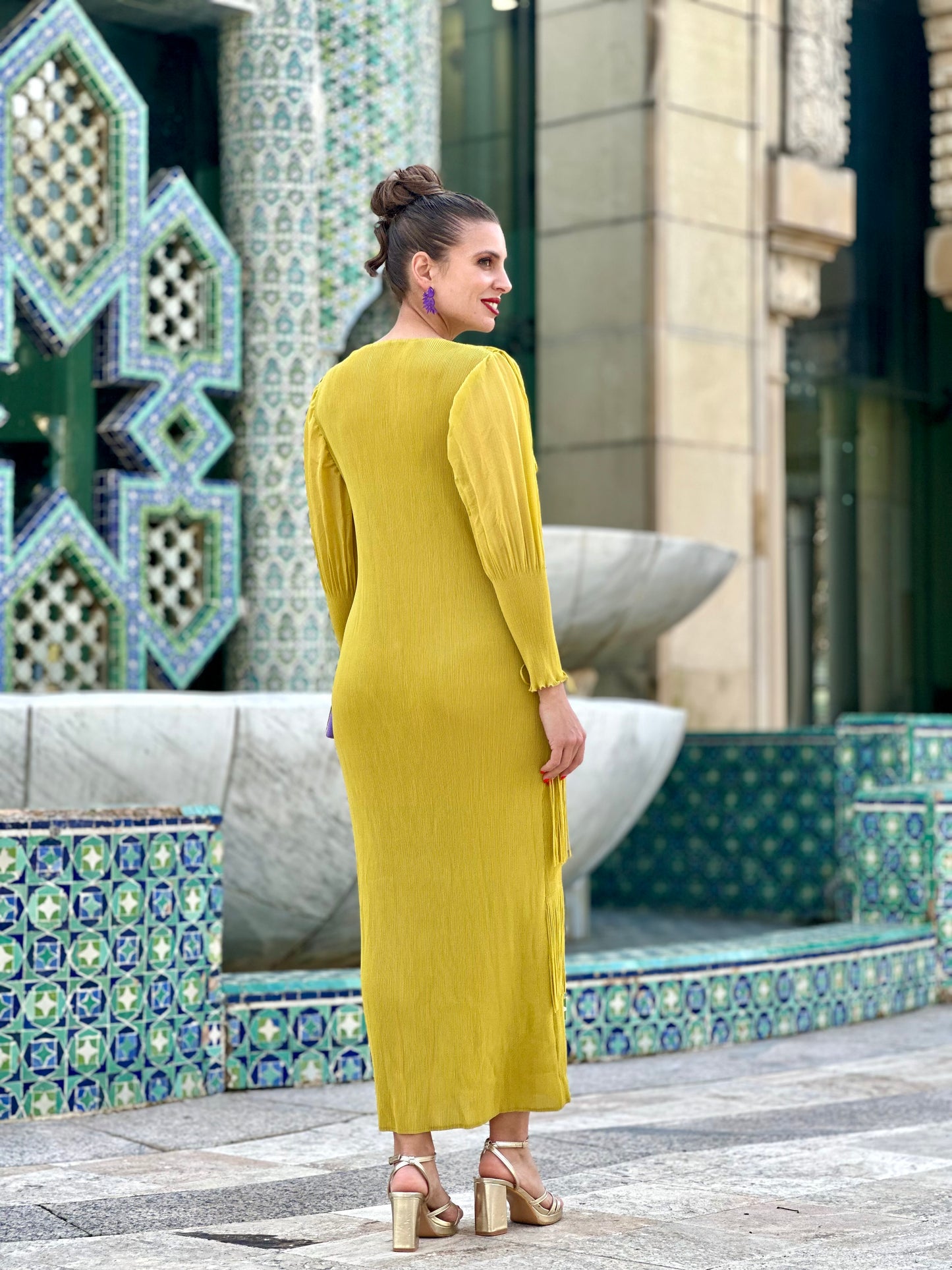 Vestido Renata Amarillo Canario