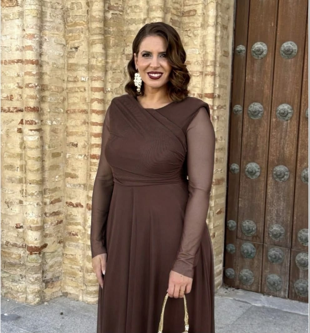 Vestido Dulcinea Marrón