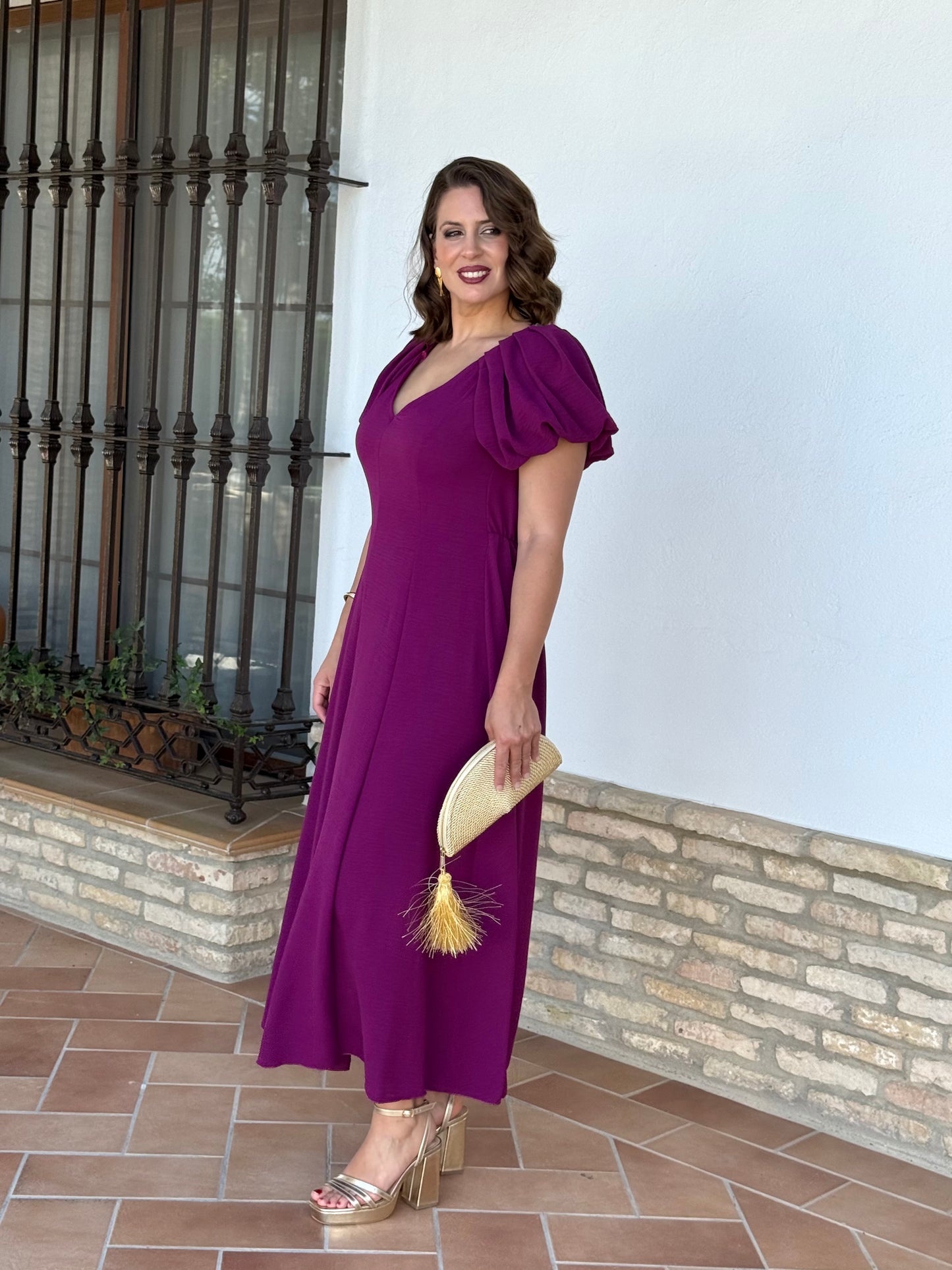 Vestido Saray Buganvilla