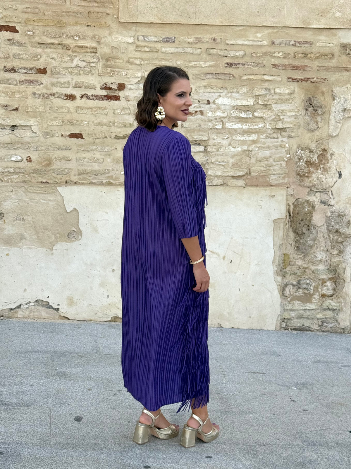 Vestido Almira Morado