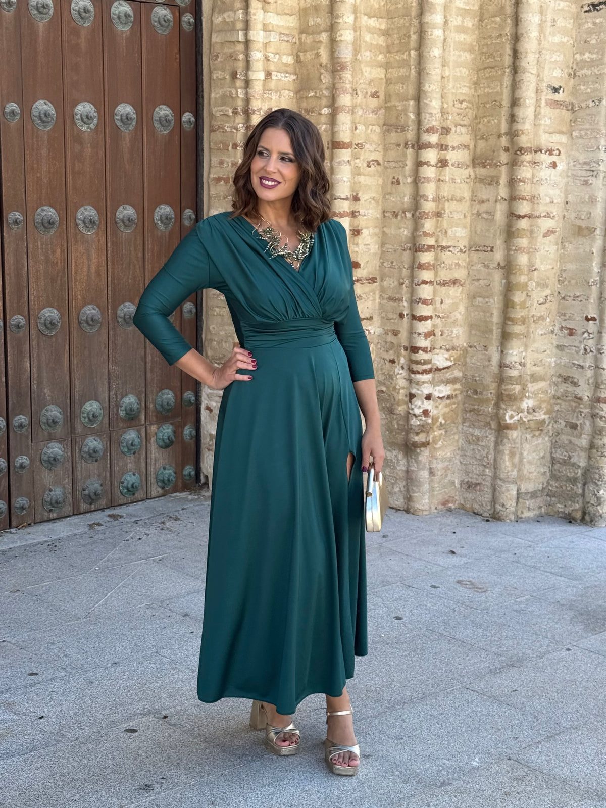 Vestido Ágata Petróleo