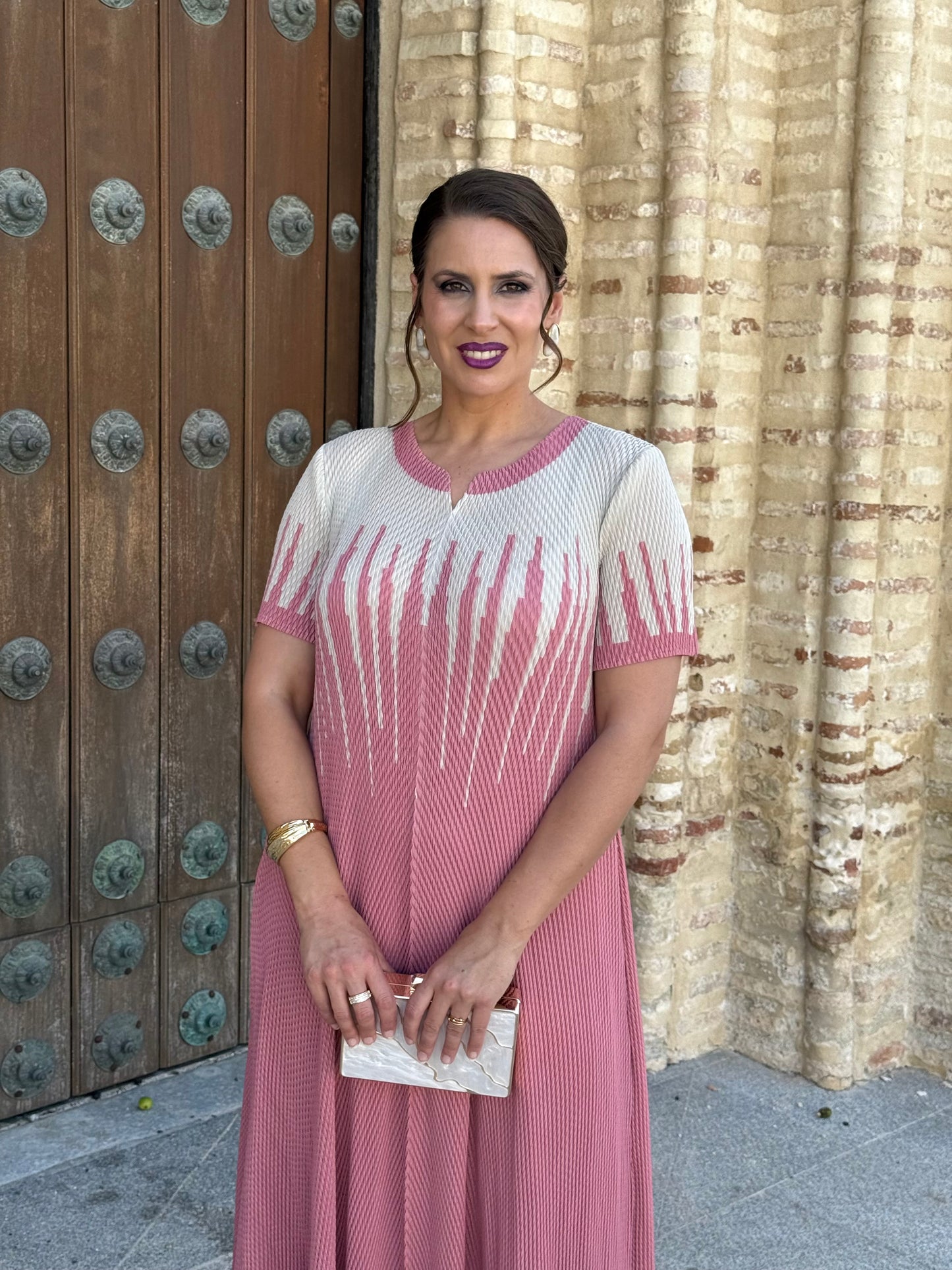 Vestido Lisandra Rosa