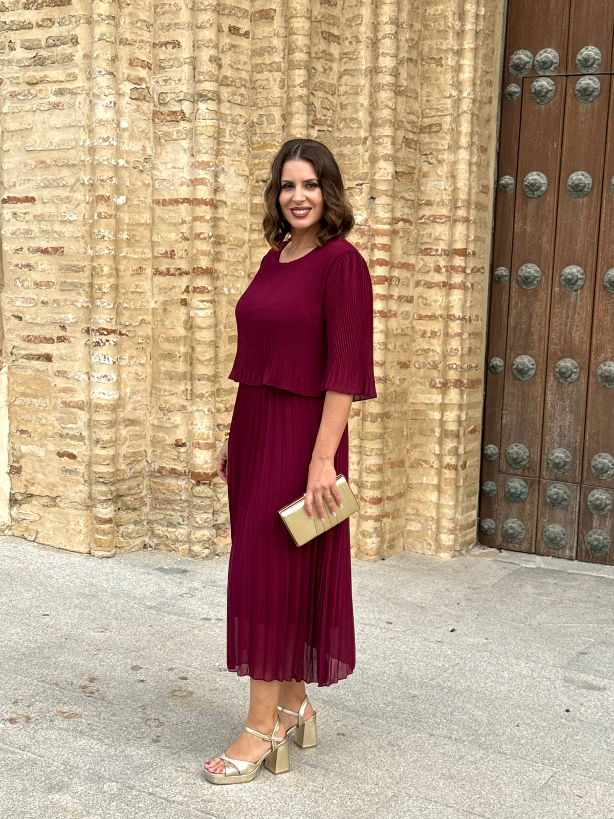 Vestido Altea Burdeos